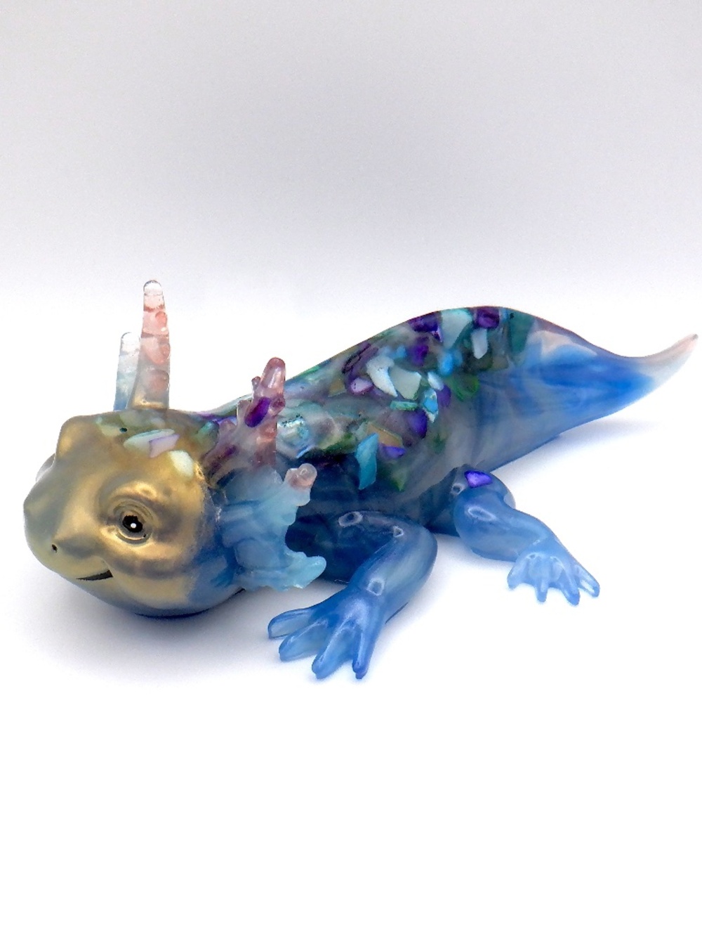 Handmade Resin Axolotl